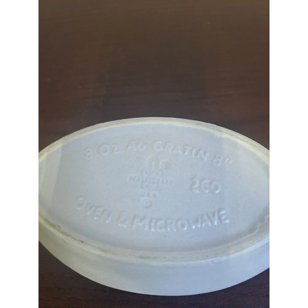Vintage Pfalzgraff Yorktowne Stoneware Augratin Dish 8oz Capacity 8inch